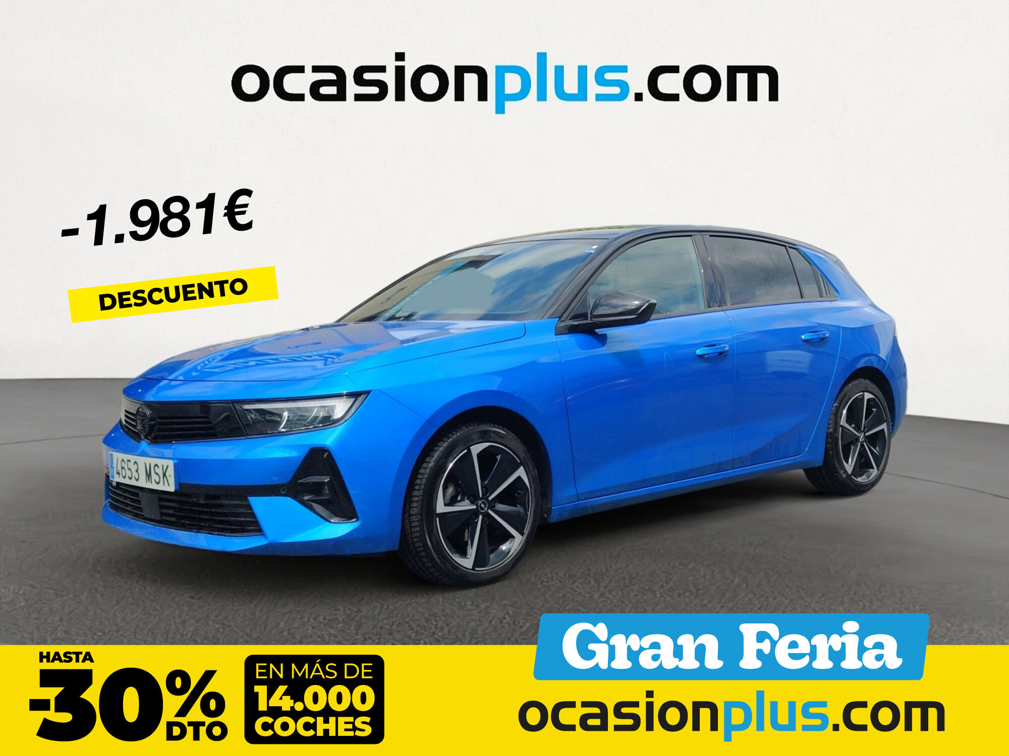 OPEL Astra (1.2 Turbo XHT GS 96 kW (130 CV)) en Madrid