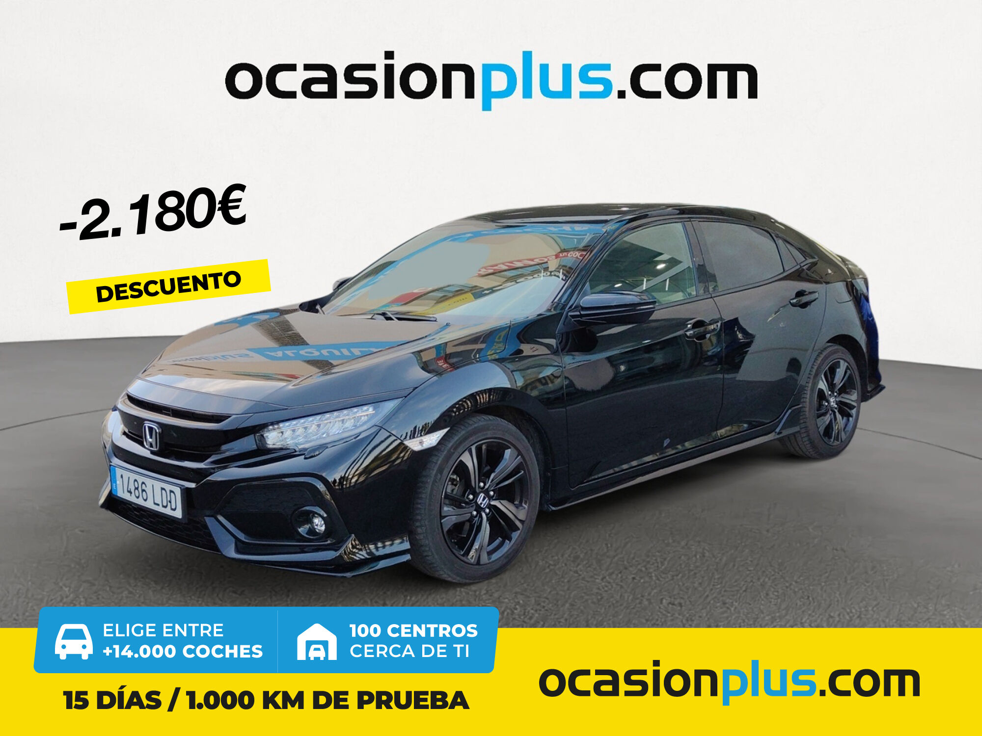 HONDA Civic (1.5 I-VTEC Turbo Sport 134 kW (182 CV)) en Madrid