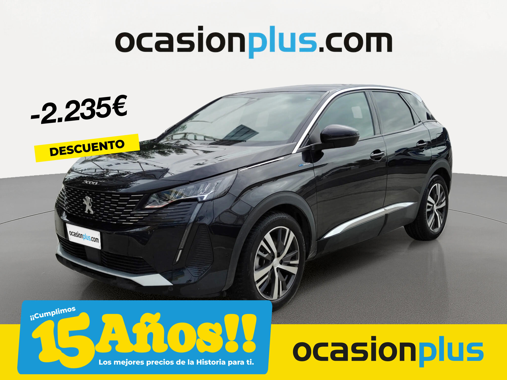 PEUGEOT 3008 (Hybrid 300 Allure Pack e-EAT8 221 kW (300 CV)) en Madrid