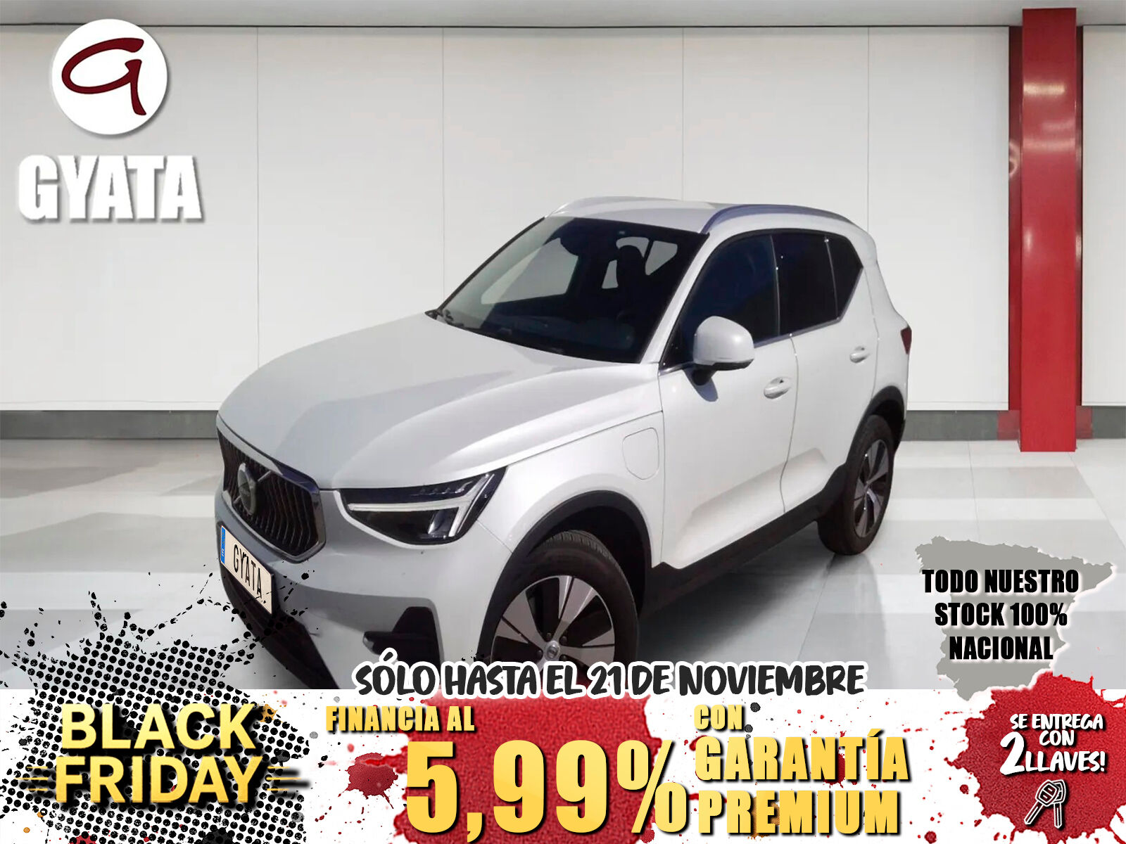 VOLVO XC40 (T4 PHEV Recharge Core Auto 155 kW (211 CV)) en Madrid