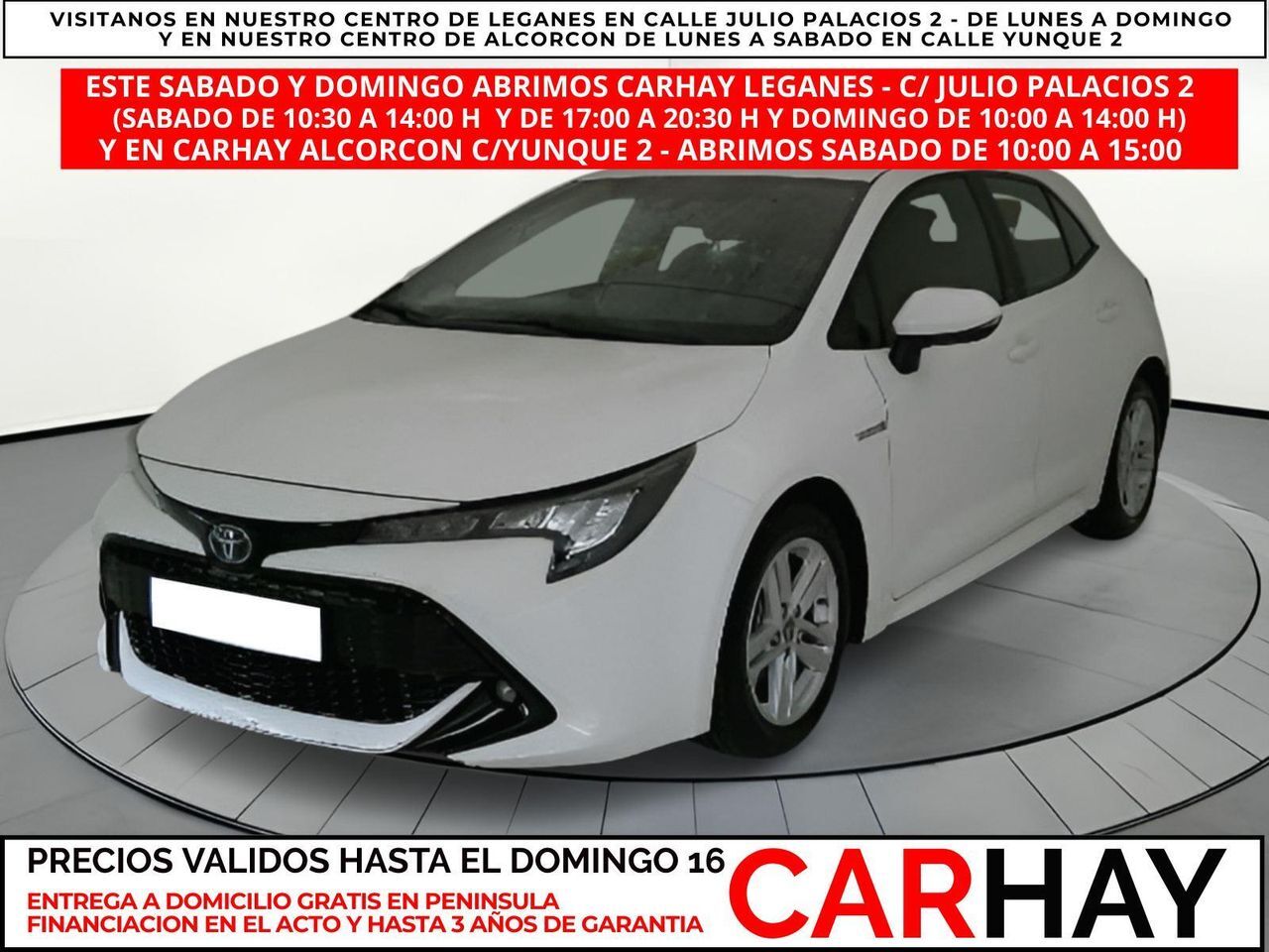 TOYOTA Corolla (1.8 125H ACTIVE TECH E-CVT) en Madrid