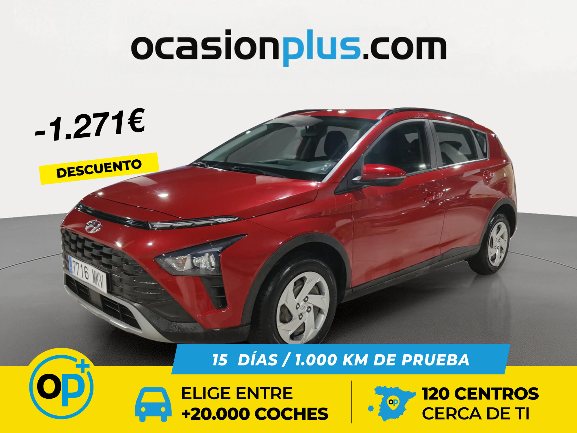 HYUNDAI Bayon (1.2 MPI Klass 62 kW (84 CV)) en Madrid