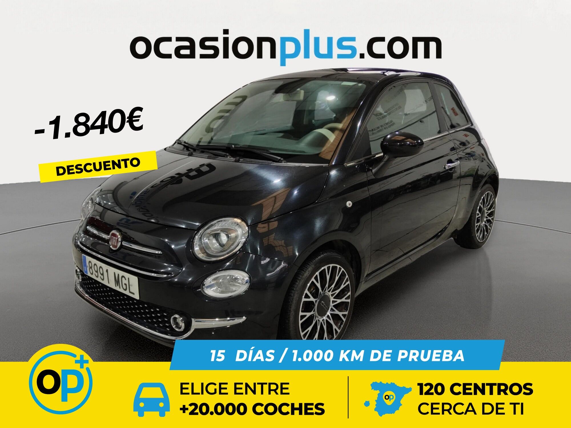 FIAT 500 (1.0 Hybrid Dolcevita 51 kW (70 CV)) en Madrid