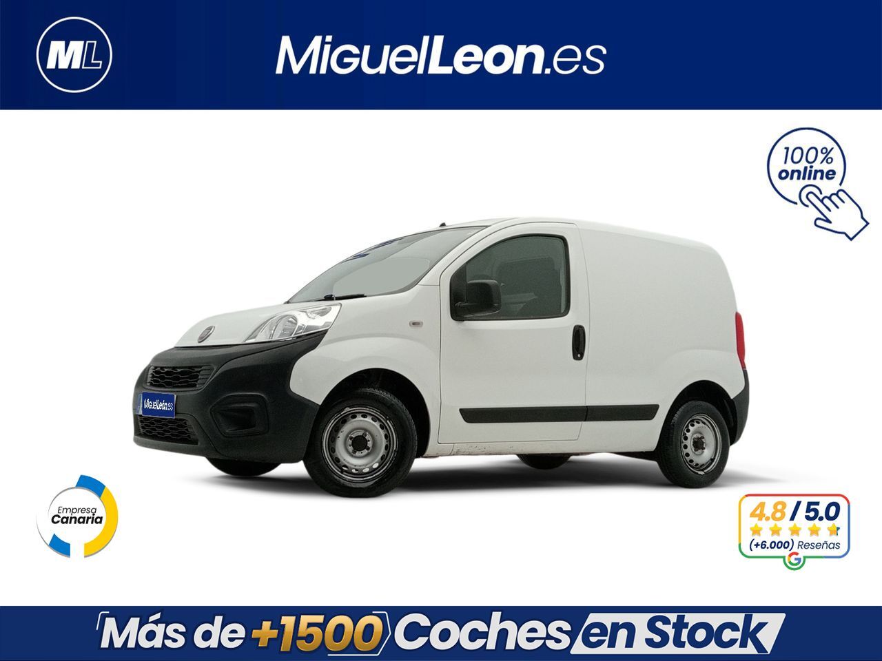 FIAT Fiorino (Cargo Sx N1 1.3 MJet 80cv Furgon 4p) en Palmas, Las