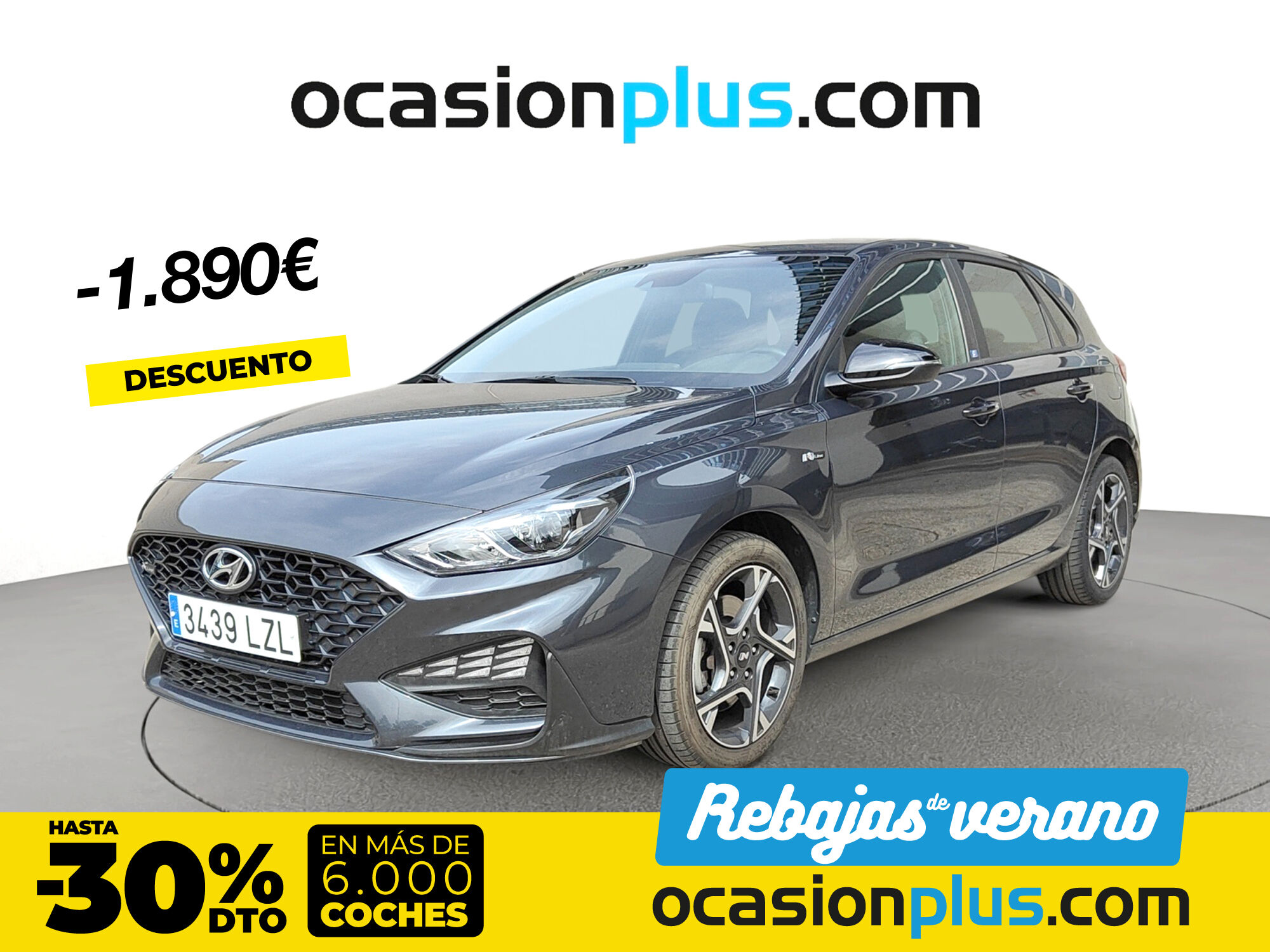 HYUNDAI i30 (1.0 TGDI N-Line 30 Aniversario 88 kW (120 CV)) en Madrid