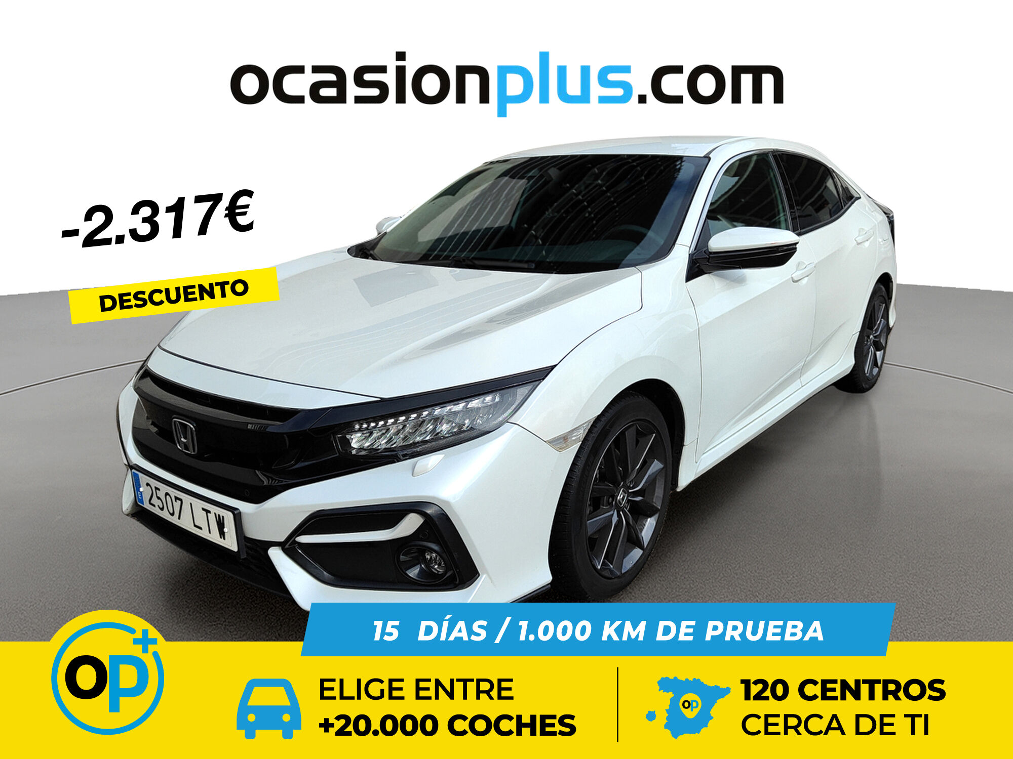 HONDA Civic (1.0 I-VTEC TURBO Elegance Navi 93 kW (126 CV)) en Madrid