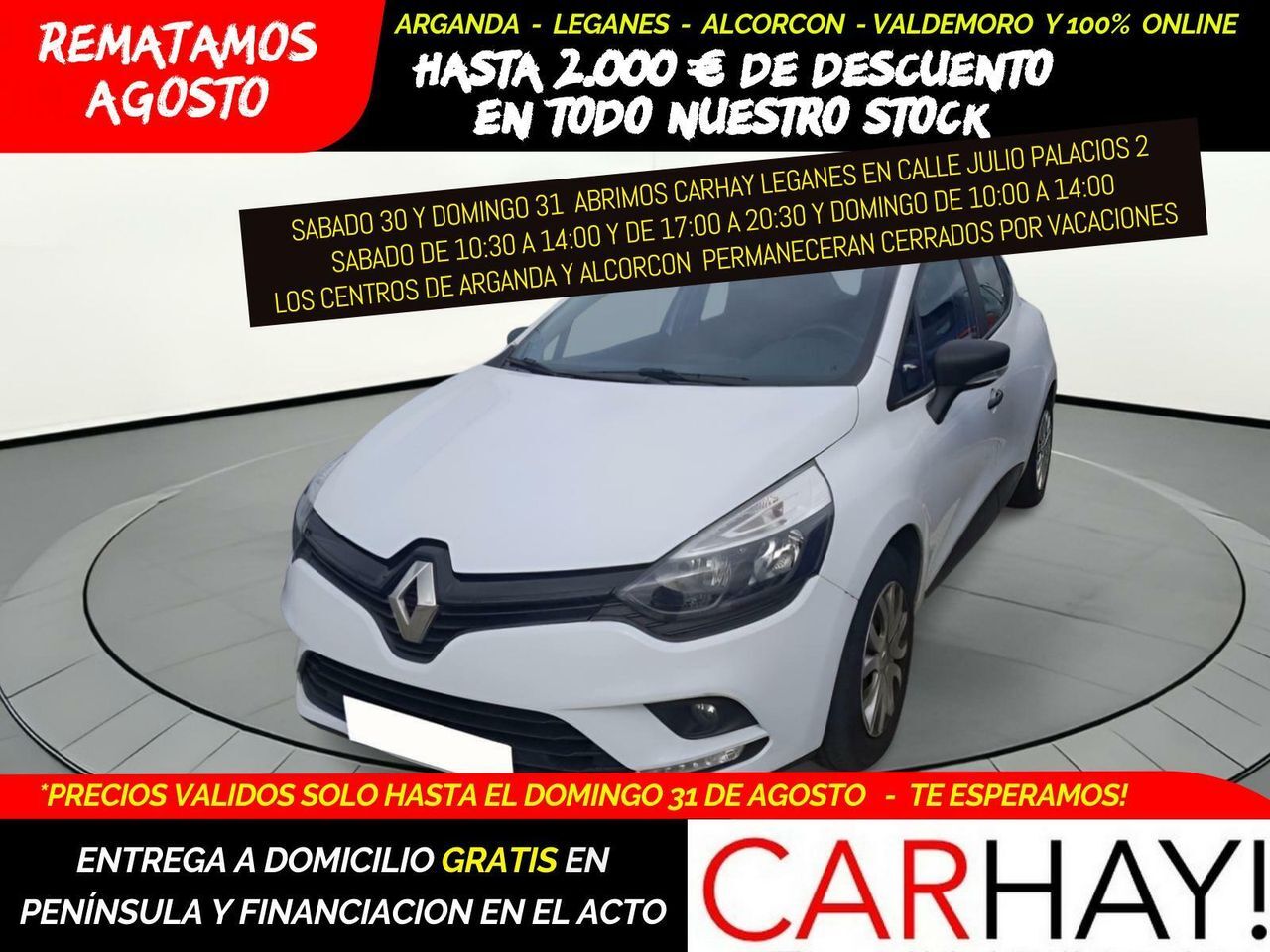 RENAULT Clio (Business TCe 66kW (90CV) GLP) en Madrid