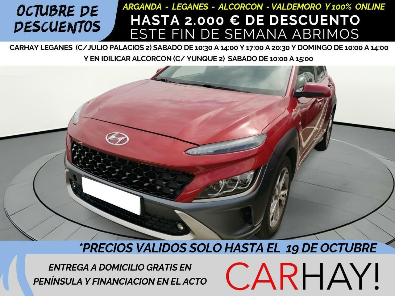HYUNDAI Kona (TODOTERRENO 1.0 TGDI 48V TECNO 4X2) en Madrid