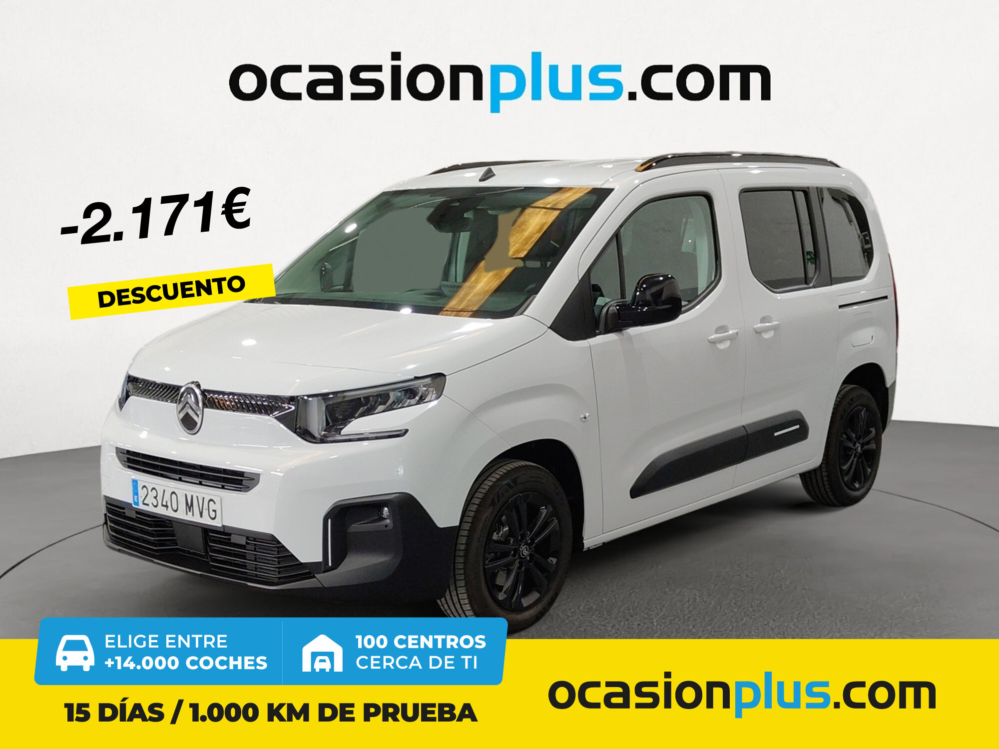 CITROEN Berlingo (BlueHDi 100 S&S Plus Talla M 75 kW (102 CV)) en Madrid