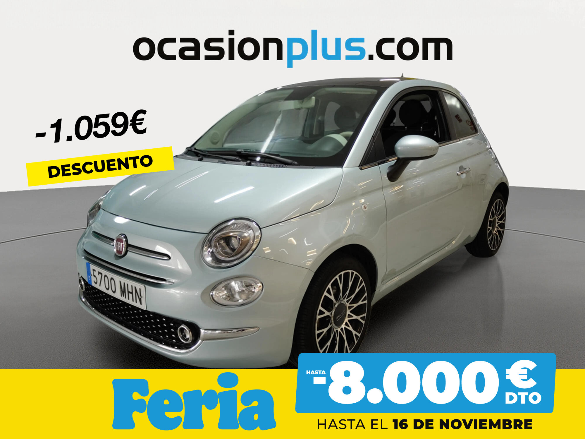 FIAT 500 (1.0 Hybrid Dolcevita 51 kW (70 CV)) en Madrid
