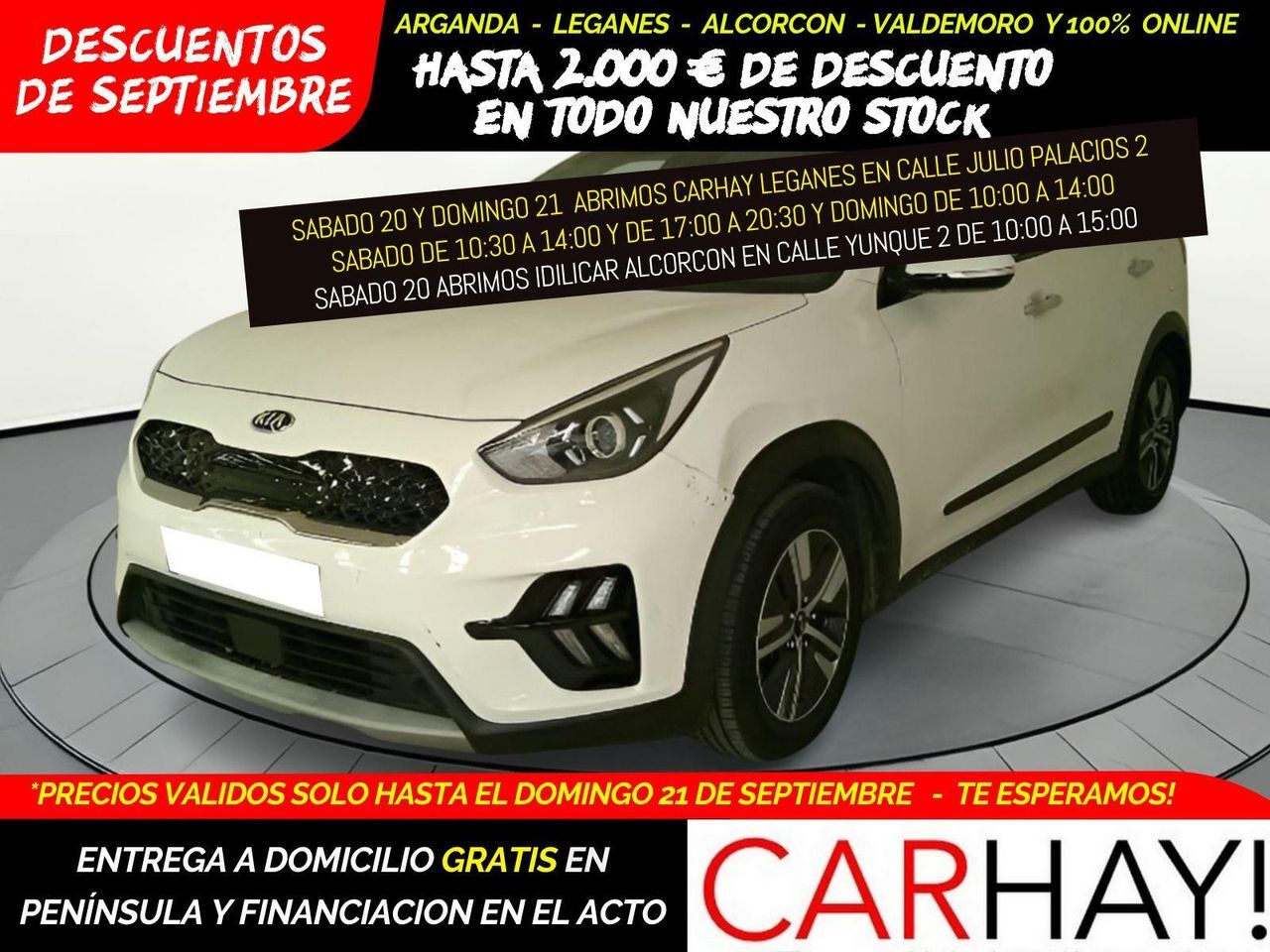 KIA Niro (1.6 GDI HEV 104KW (141CV) DRIVE) en Madrid