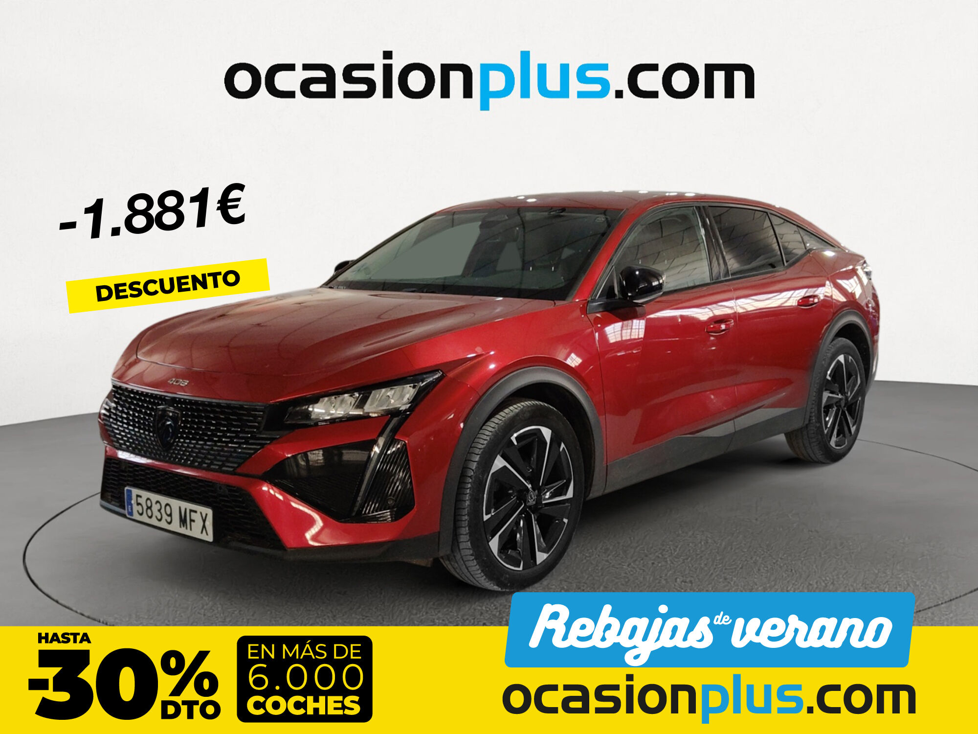 PEUGEOT 408 (Puretech 130 Allure Pack EAT8 96 kW (130 CV)) en Madrid