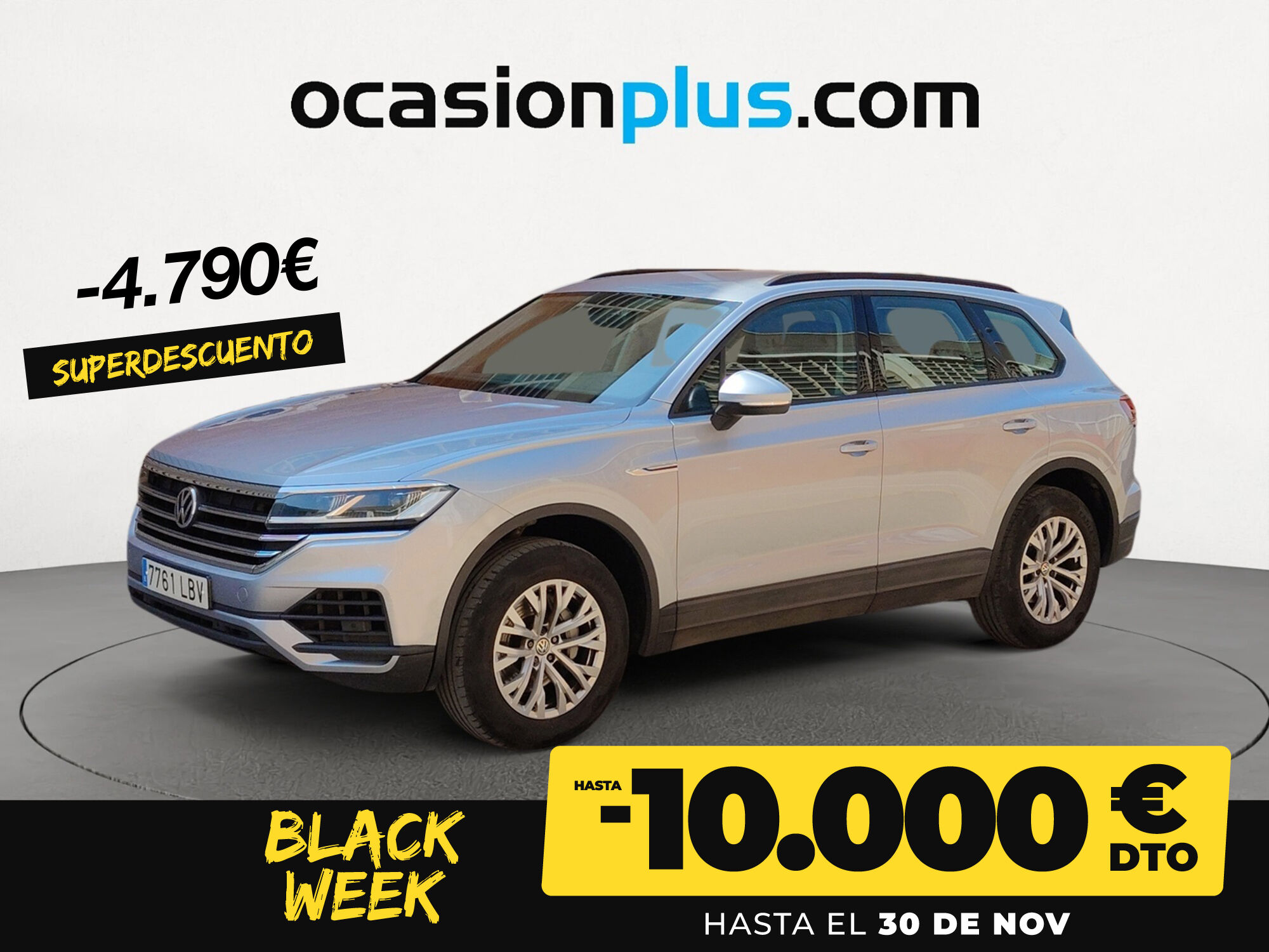 VOLKSWAGEN Touareg (Pure 3.0 TDI 4Motion 170 kW (231 CV) tiptronic) en Madr