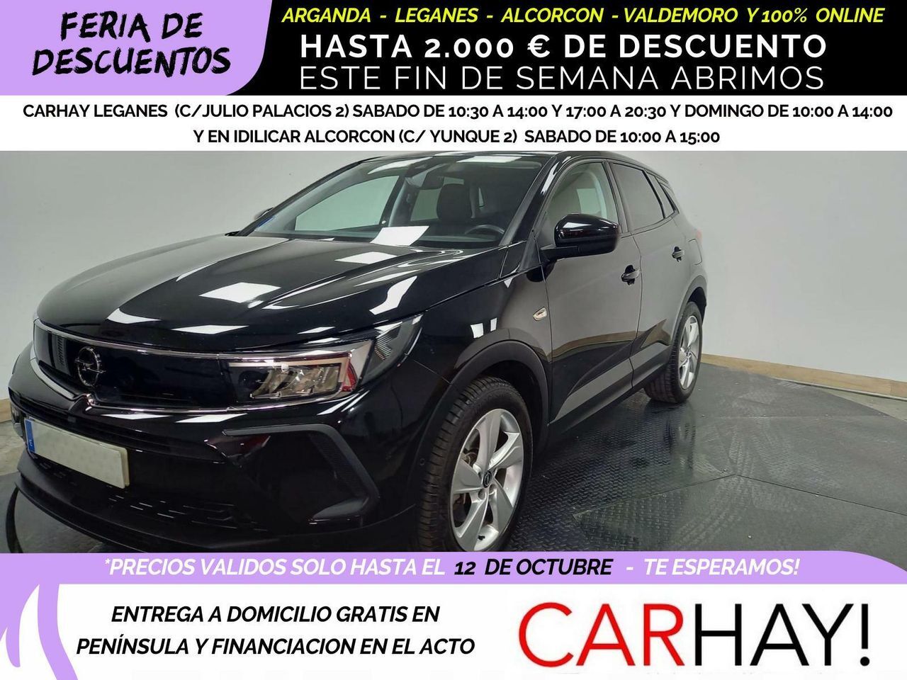 OPEL Grandland (1.6 TURBO PHEV B.EDITION AUT 165KW/225CV) en Madrid