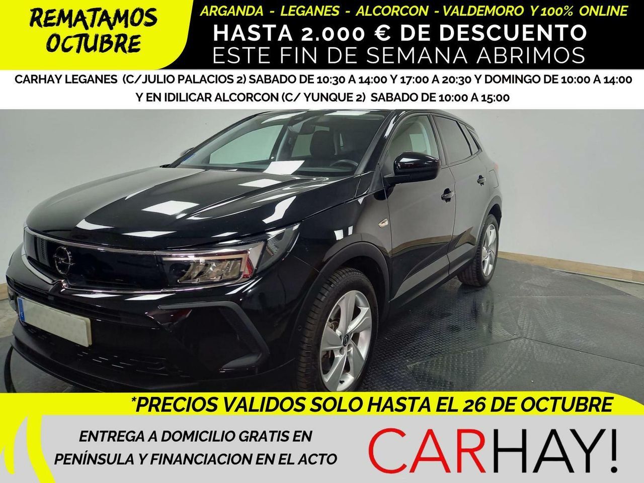OPEL Grandland (1.6 TURBO PHEV B.EDITION AUT 165KW/225CV) en Madrid