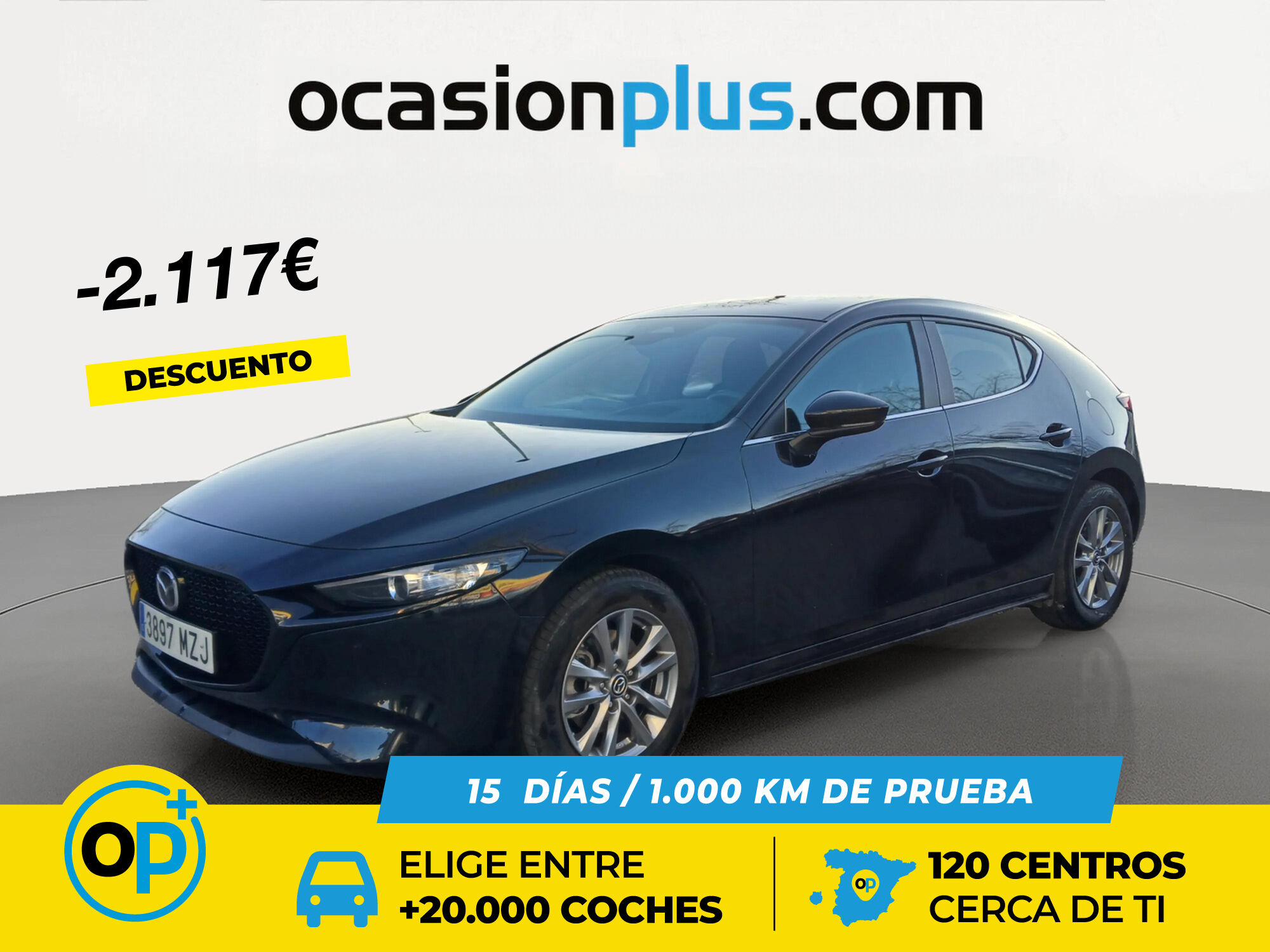 MAZDA Mazda3 (2.5L E-SKY G MHEV Prime-line 103 kW (140 CV)) en Madrid