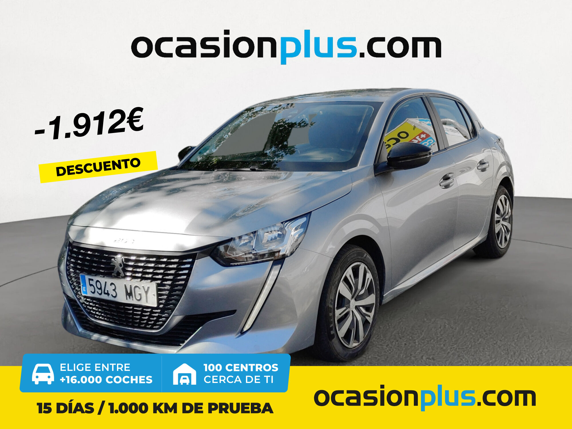 PEUGEOT 208 (PureTech 100 Active Pack 75 kW (100 CV)) en Madrid