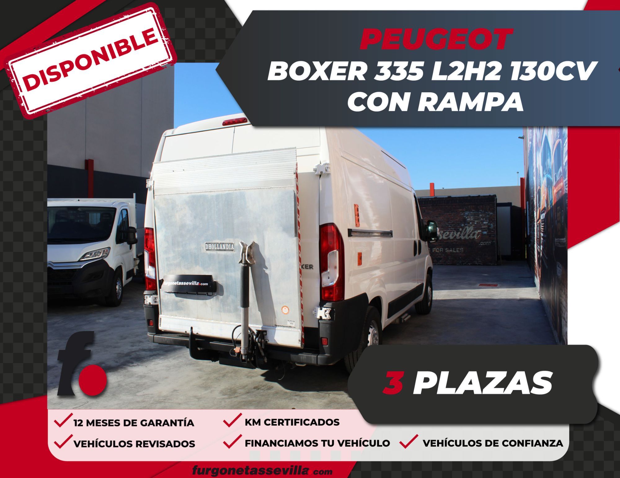 Foto del PEUGEOT Boxer Furgón 2.0BlueHDI 335 L2H2 130