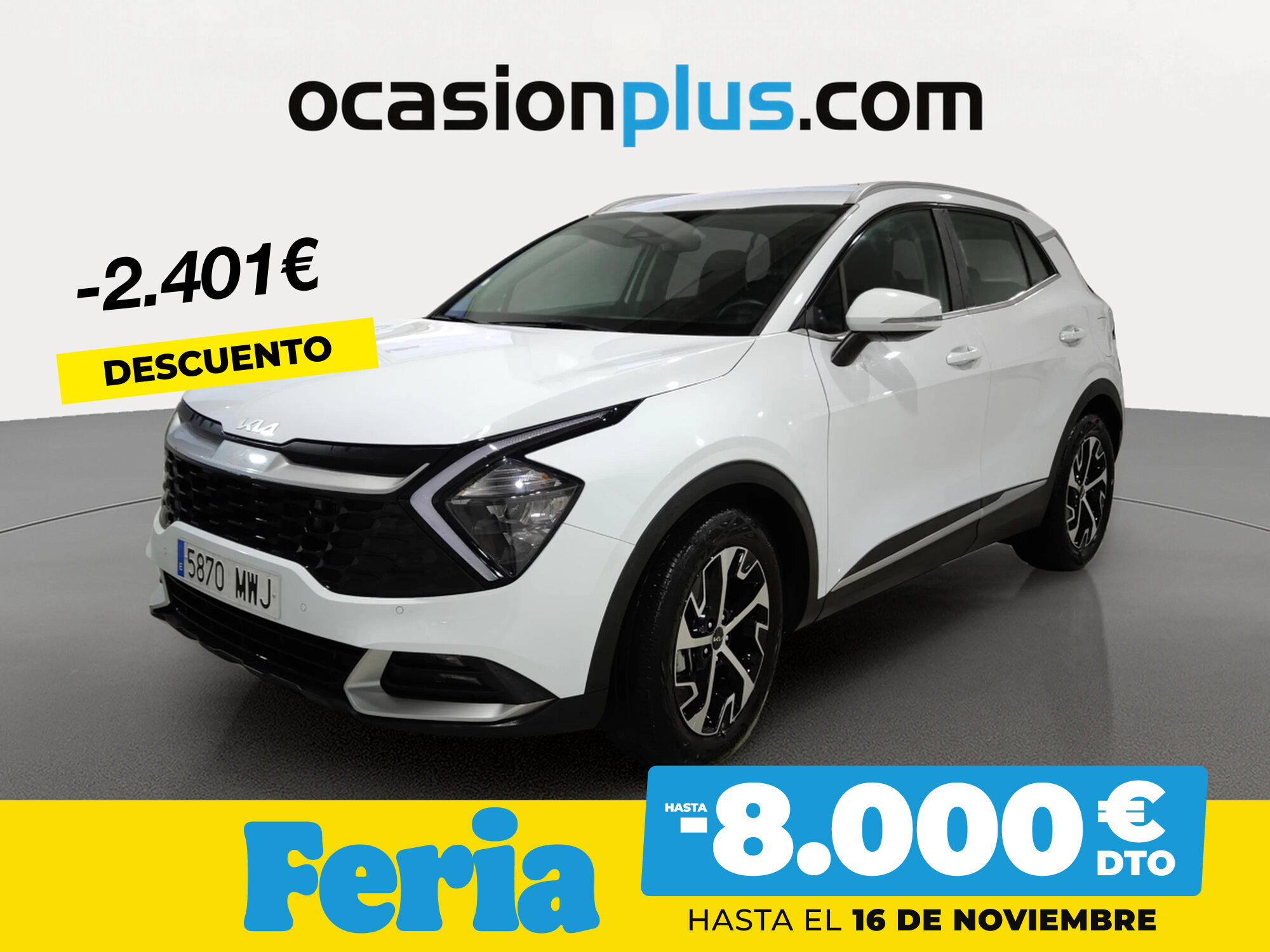 KIA Sportage (1.6 T-GDi MHEV Drive 4x2 118 kW (160 CV)) en Madrid