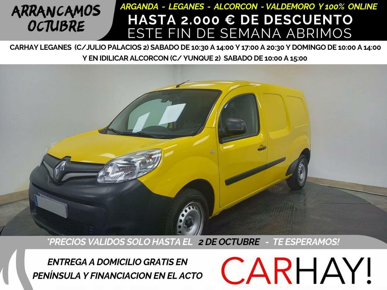 RENAULT Kangoo (EXPRESS Maxi 2p Blue dCi 70 kW (95CV)) en Madrid