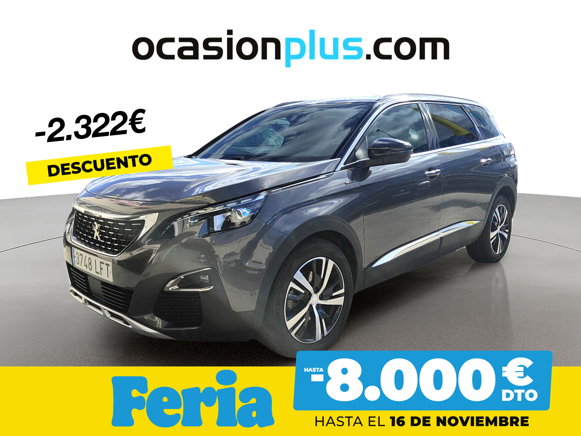 PEUGEOT 5008 (1.6 PureTech GT Line EAT8 132 kW (180 CV)) en Madrid