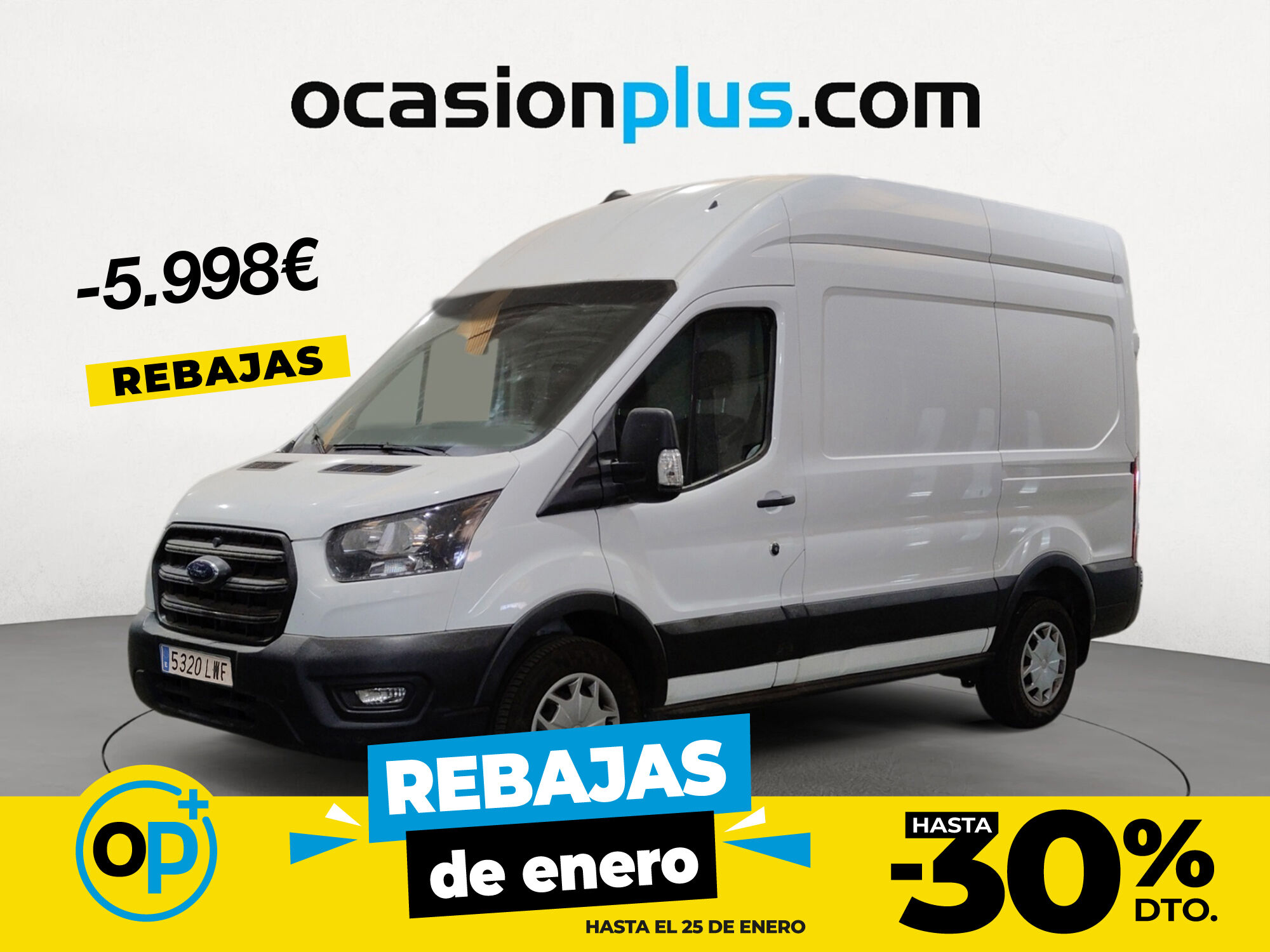 FORD Transit (Furgon 350 MHEV L2H2 Trend RWD 96 kW (130 CV)) en Madrid