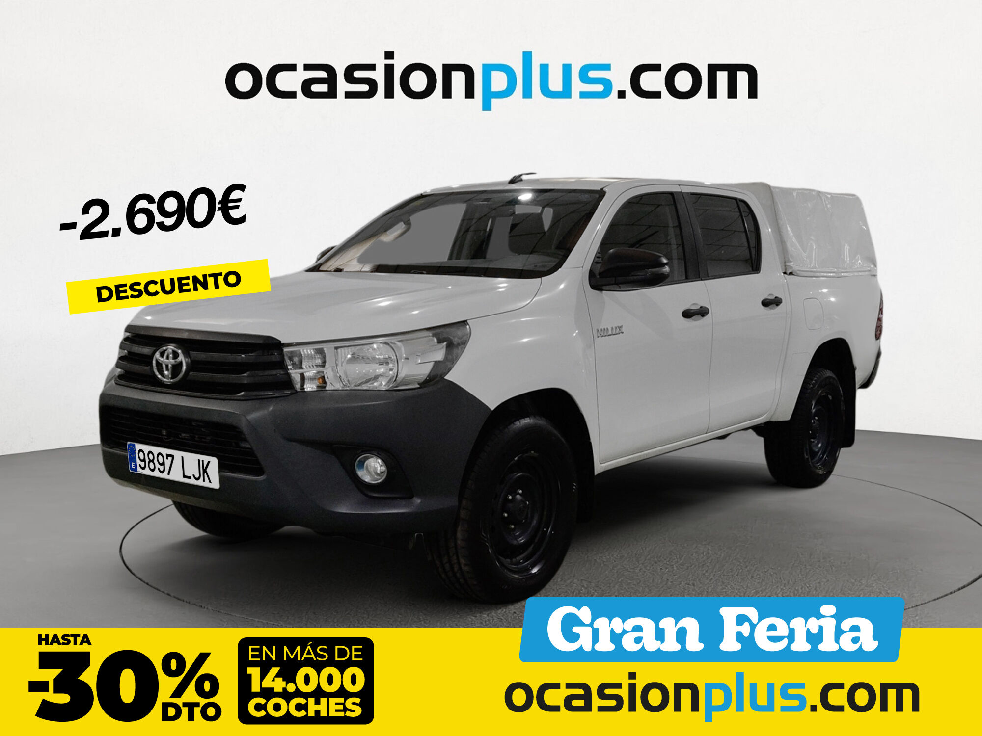 TOYOTA Hilux (2.4 D-4D Doble Cabina GX 110 kW (150 CV)) en Madrid