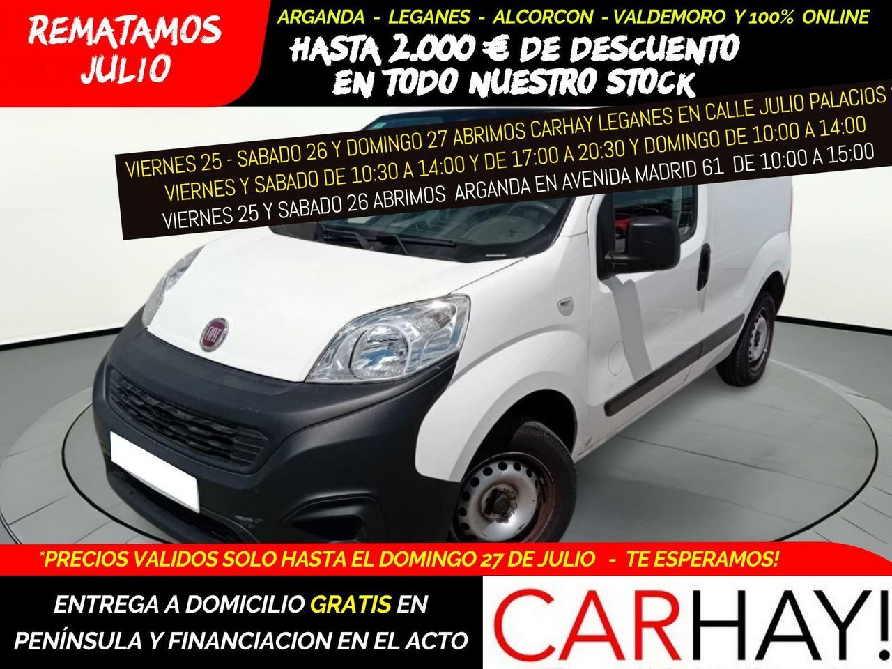 FIAT Fiorino (III CARGO 1.3 MULTIJET 80CV MT5 E6) en Madrid