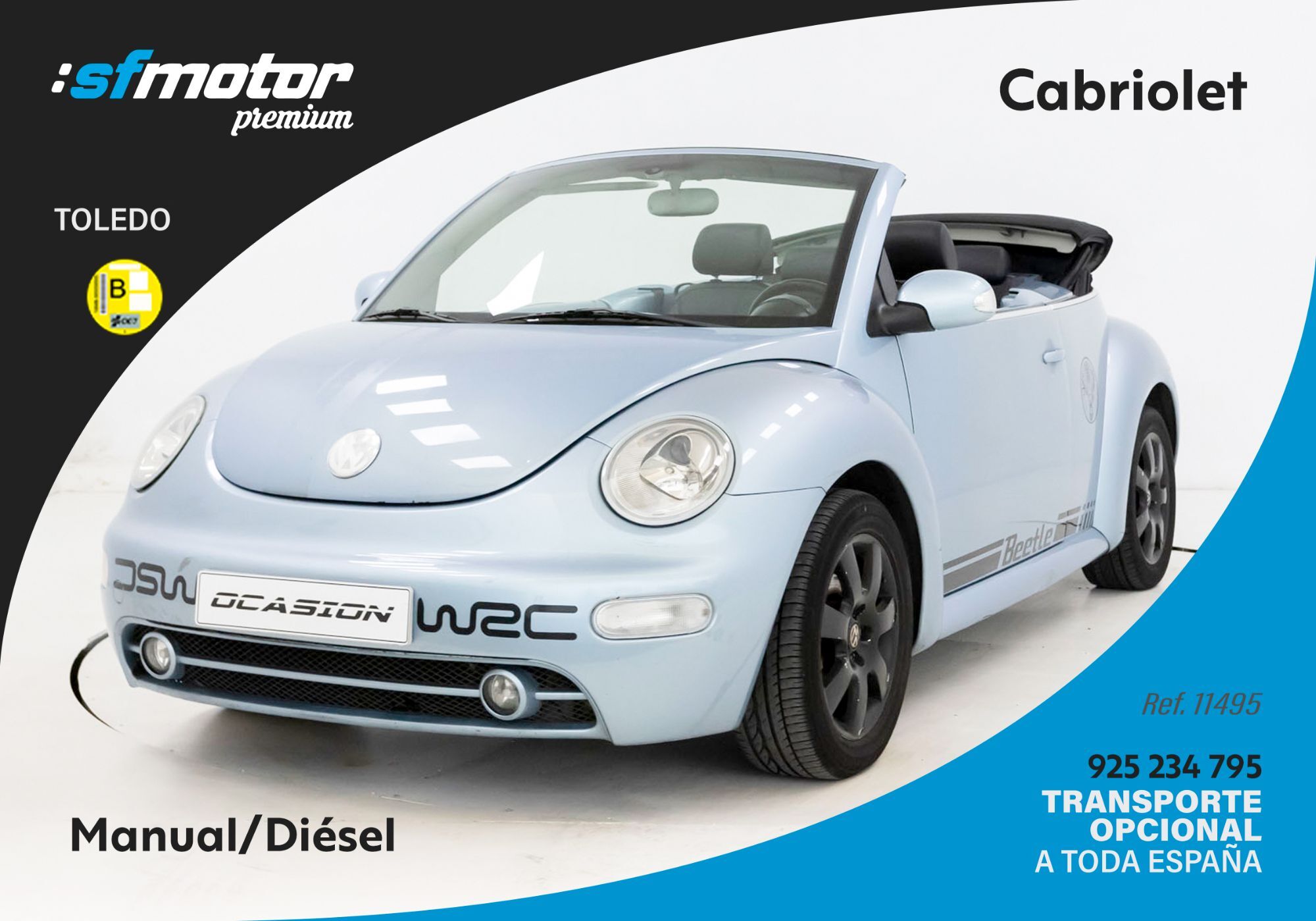 VOLKSWAGEN Beetle (Cabrio 1.9TDI) en Toledo