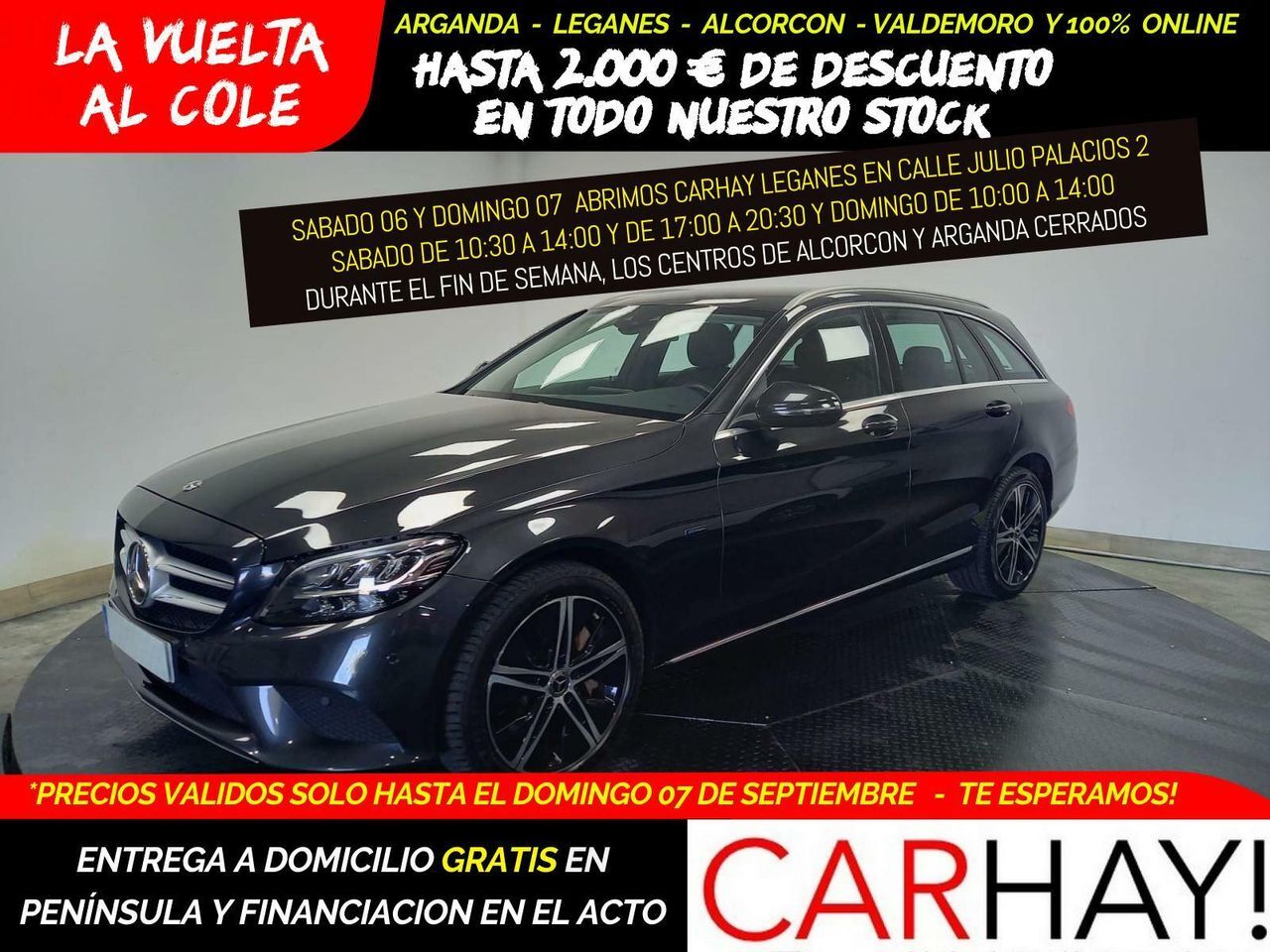 MERCEDES Clase C (BREAK 2.0 C 300 DE BUSINESS SOLUTION AUT) en Madrid