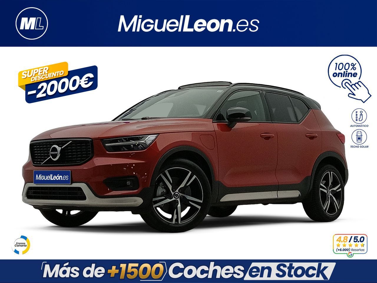 VOLVO XC40 (1.5 T5 Twin Recharge R-Design Auto) en Palmas, Las
