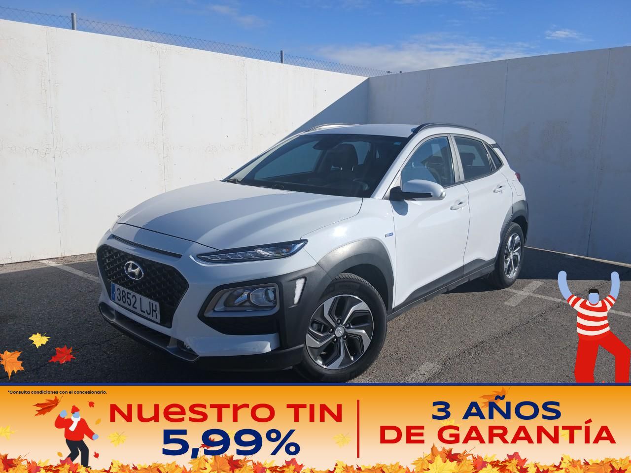 HYUNDAI Kona (1.6 CRDI 100kW (136CV) 48V Maxx 4X2) en Madrid