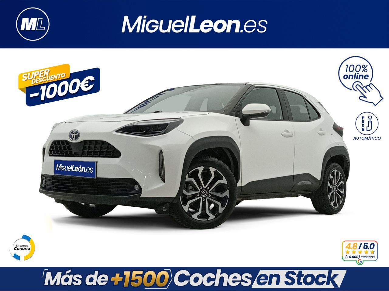 TOYOTA Yaris Cross (1.5 120H Active Tech) en Palmas, Las