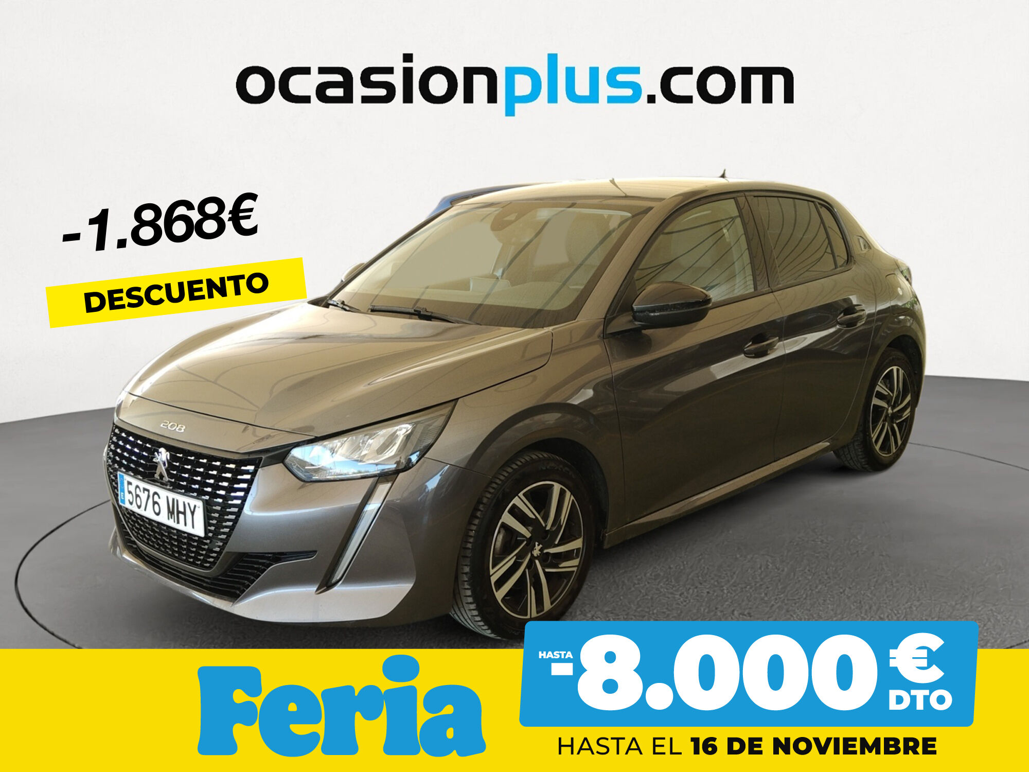 PEUGEOT 208 (PureTech 100 Allure 75 kW (100 CV)) en Madrid