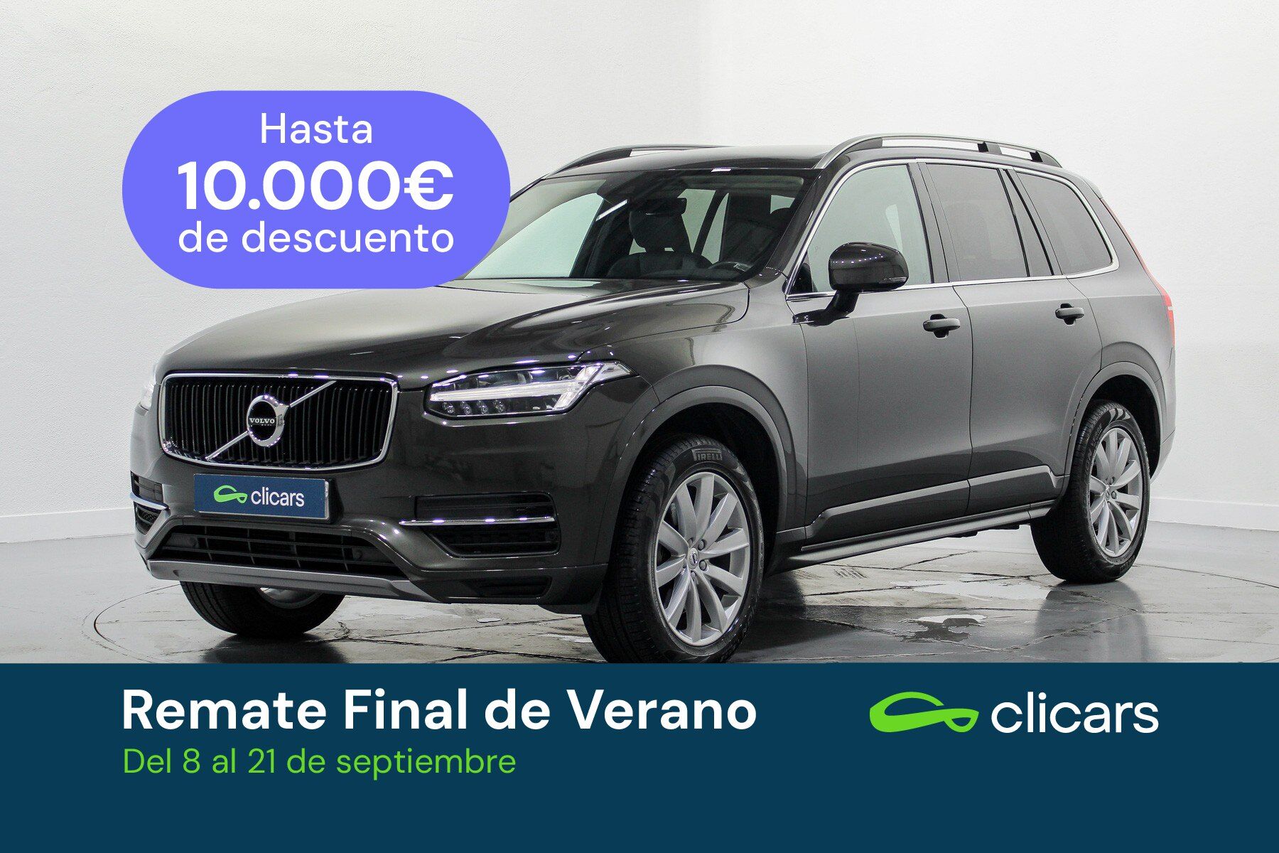 VOLVO XC90 (XC90 D5 Momentum 5pl. AWD 235 Aut.) en Madrid