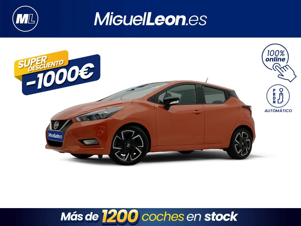 NISSAN Micra (IG-T 68 kW (92 CV) CVT N-Design Black) en Palmas, Las