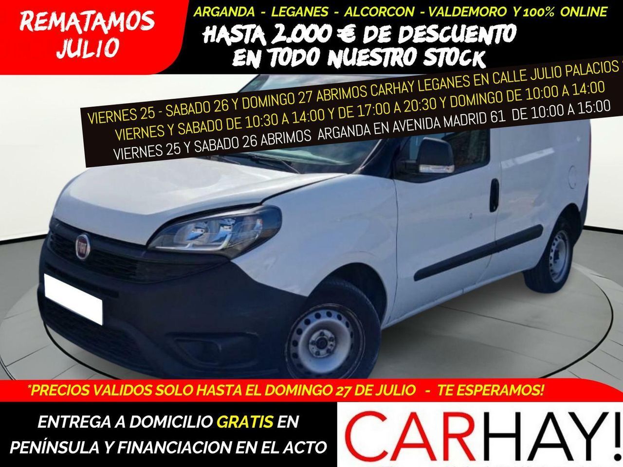FIAT Dobló (BASE 1.3 MULTIJET 70KW (95CV)) en Madrid
