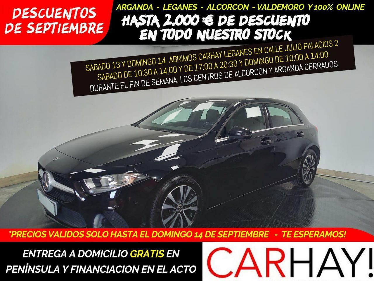 MERCEDES Clase A (180 D BUSINESS SOLUTION AUT) en Madrid