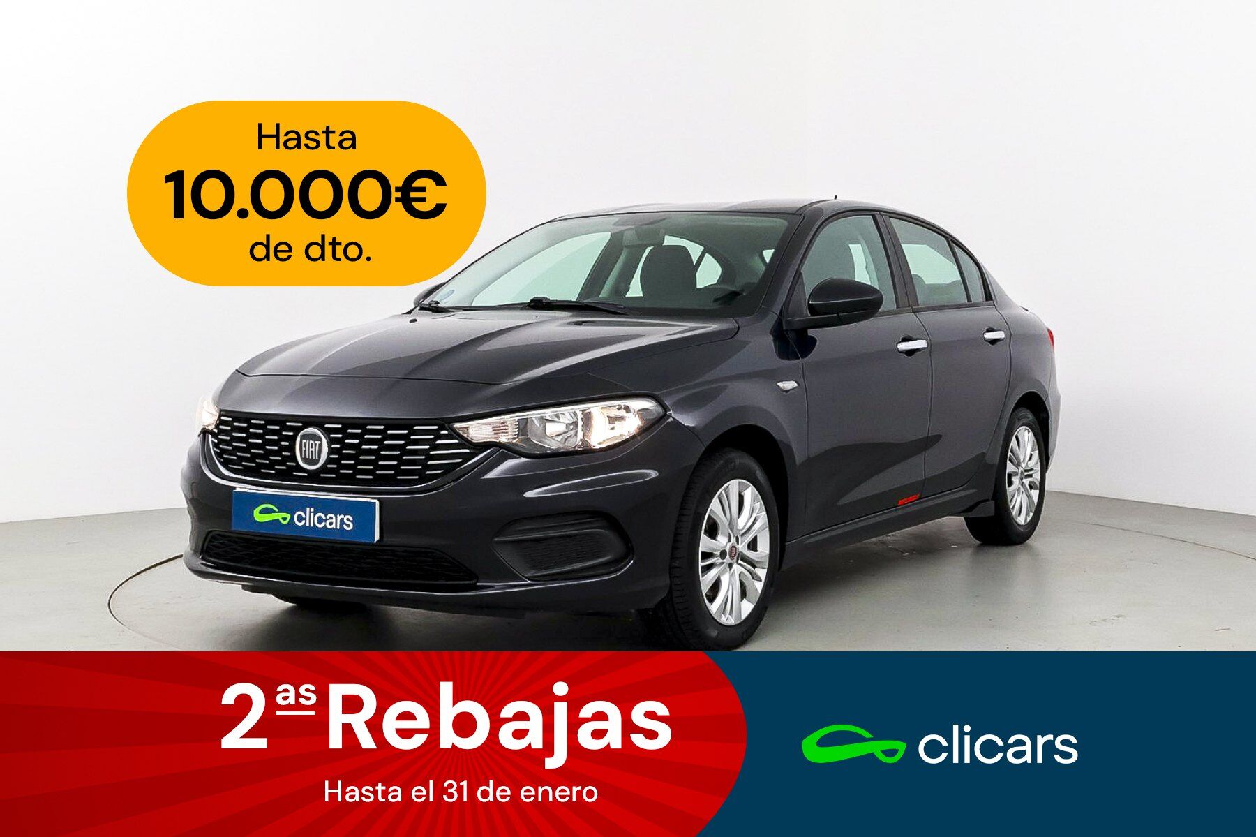 FIAT Tipo (Tipo Sedán 1.4 T-Jet Gasolina/GLP Easy) en Madrid