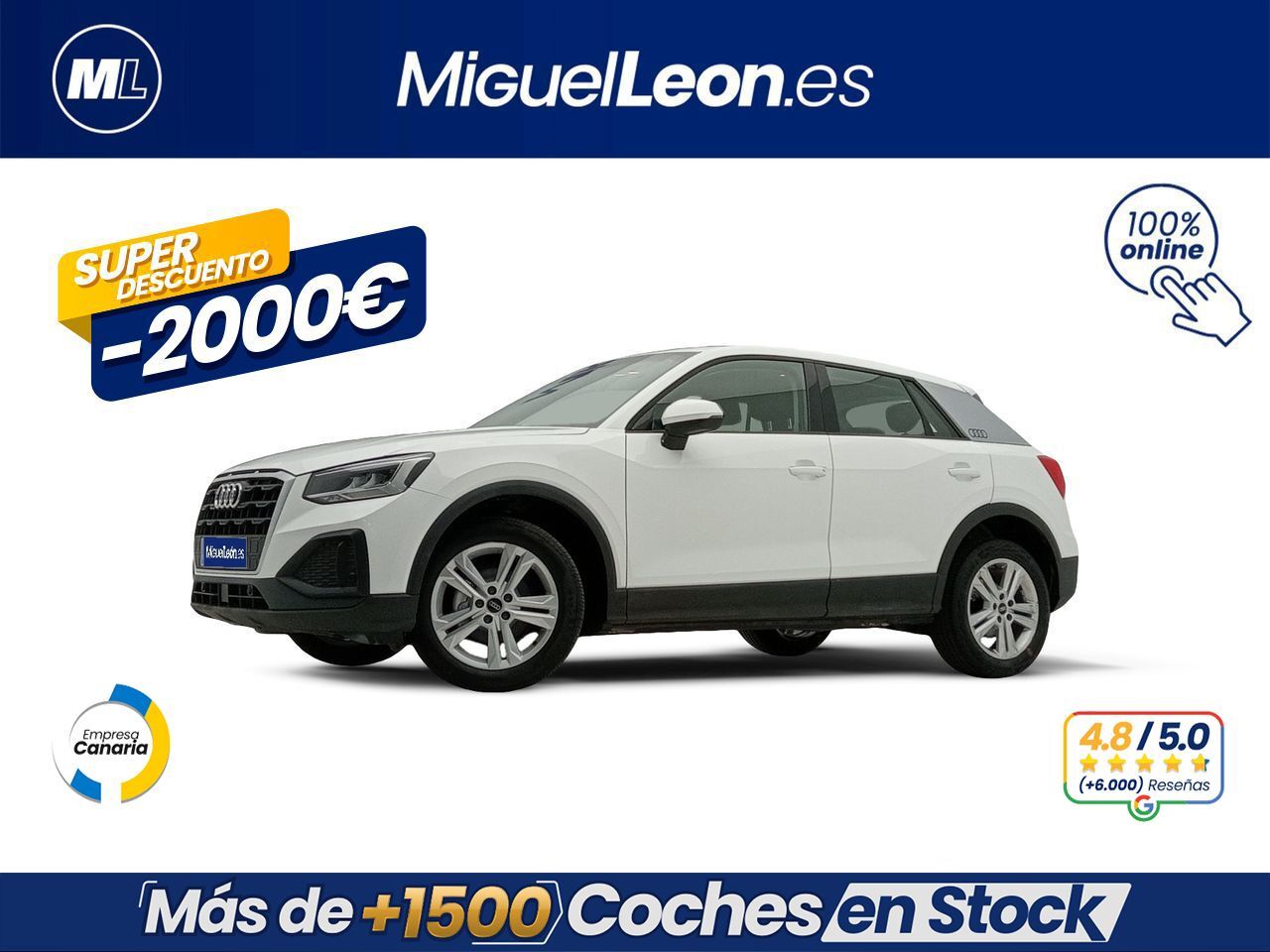 AUDI Q2 (Advanced 30 TFSI 81kW (110CV)) en Palmas, Las