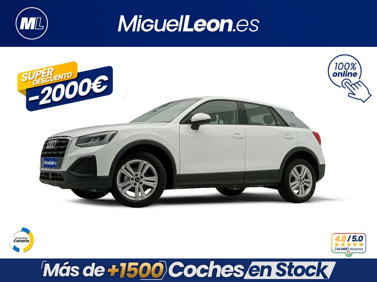 AUDI Q2 (Advanced 30 TFSI 81kW (110CV)) en Palmas, Las