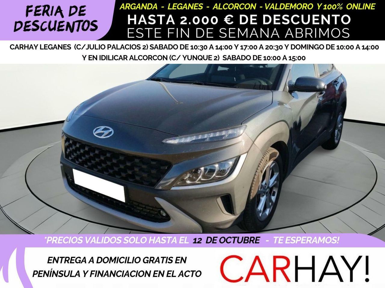 HYUNDAI Kona (1.0T-GDI EDITON 30 120CV) en Madrid