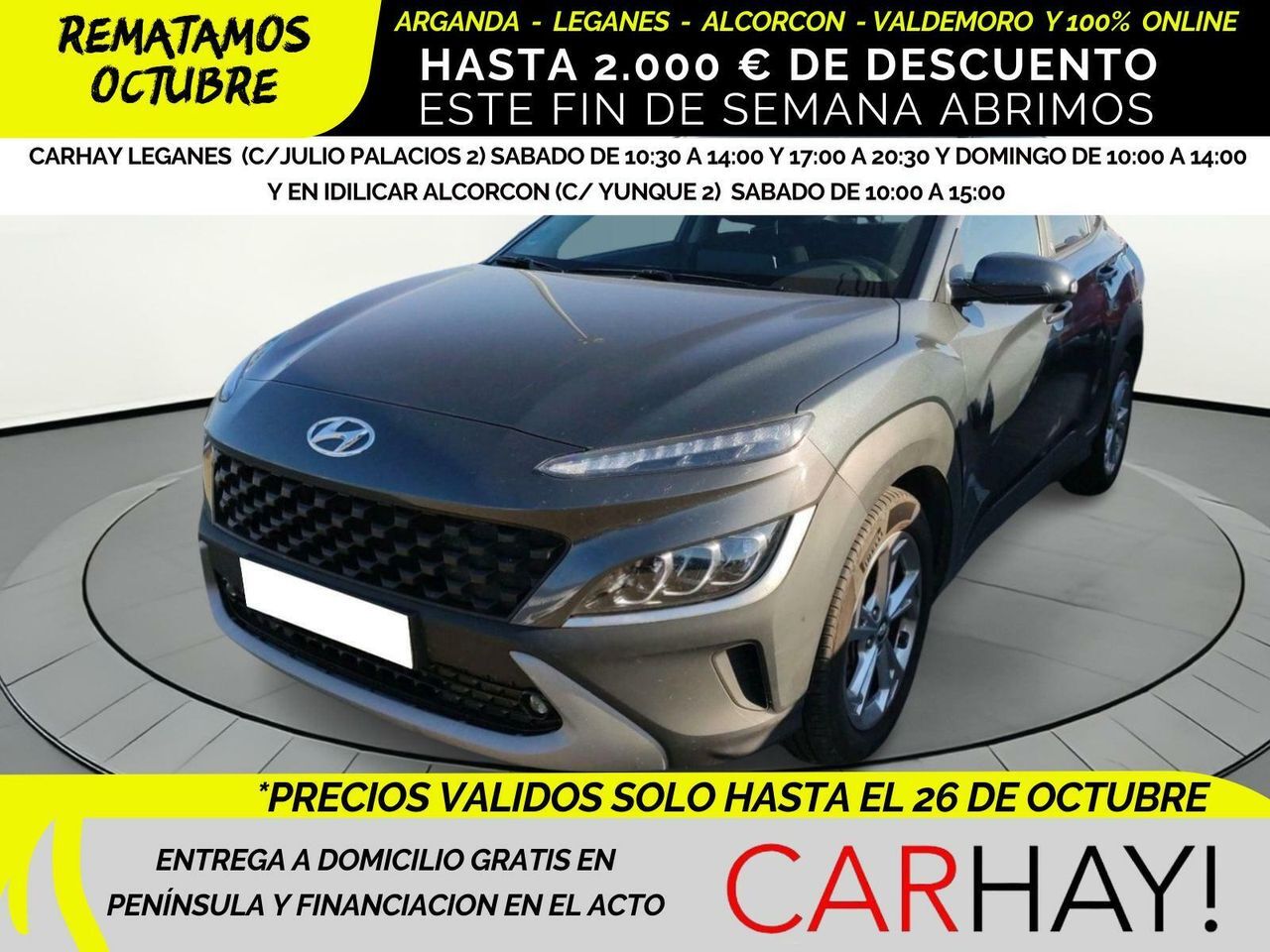 HYUNDAI Kona (1.0T-GDI EDITON 30 120CV) en Madrid