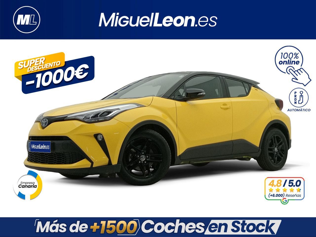 TOYOTA C-HR (1.8 125H Active) en Palmas, Las