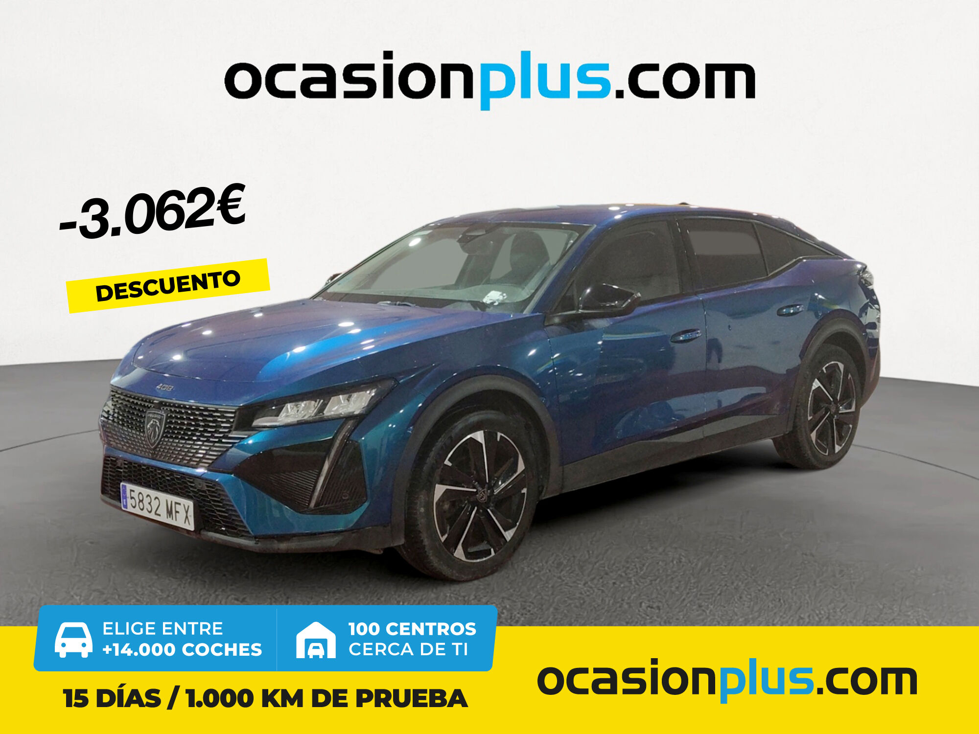 PEUGEOT 408 (Puretech 130 Allure Pack EAT8 96 kW (130 CV)) en Madrid