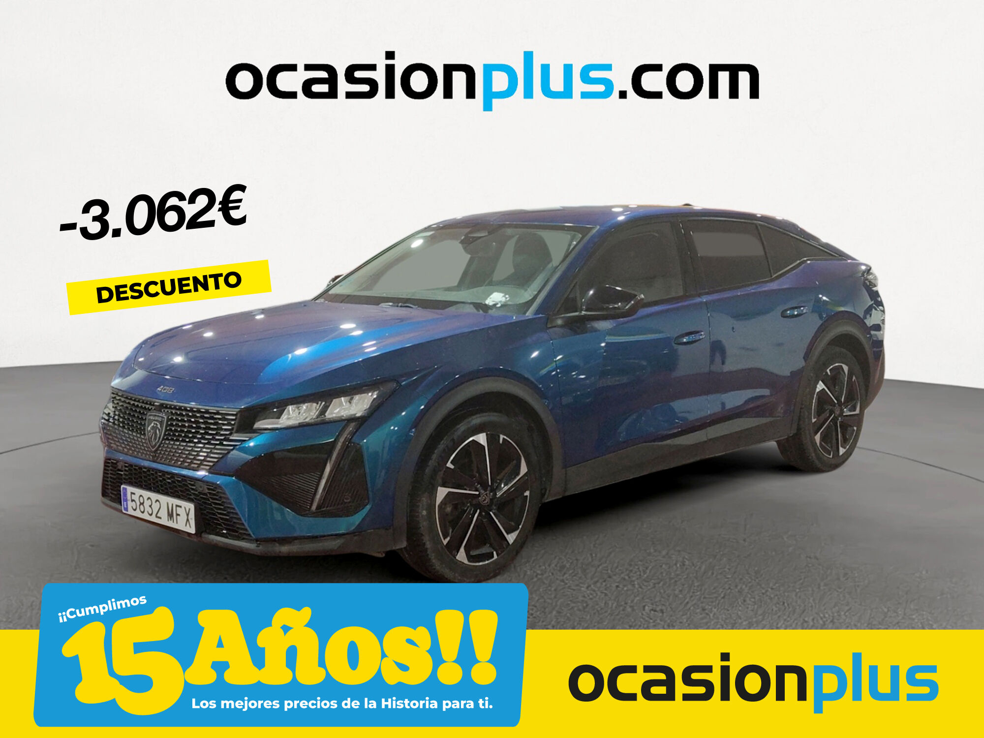 PEUGEOT 408 (Puretech 130 Allure Pack EAT8 96 kW (130 CV)) en Madrid
