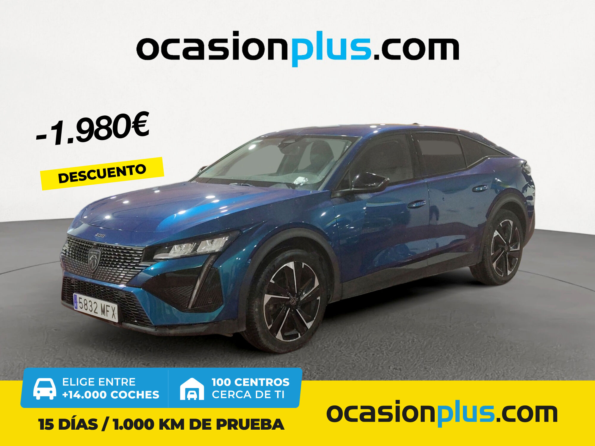 PEUGEOT 408 (Puretech 130 Allure Pack EAT8 96 kW (130 CV)) en Madrid
