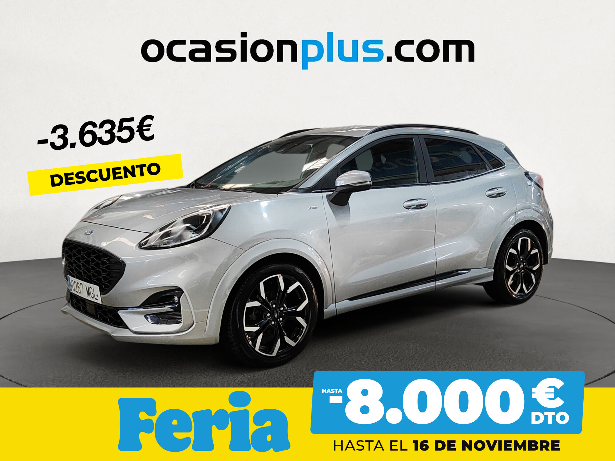 FORD Puma (1.0 EcoBoost MHEV ST-Line X Auto 92 kW (125 CV)) en Madrid