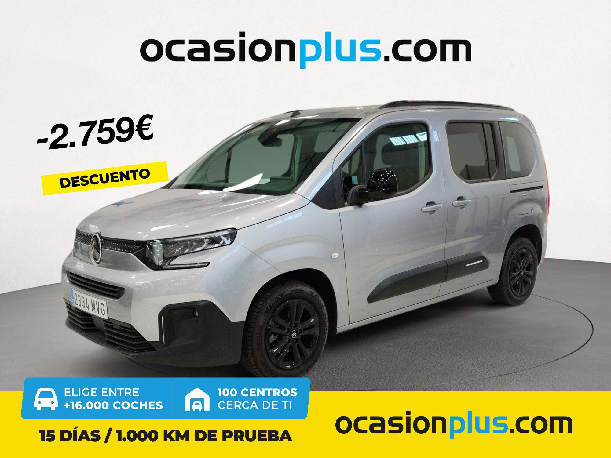 CITROEN Berlingo (BlueHDi 100 S&S Plus Talla M 75 kW (102 CV)) en Madrid