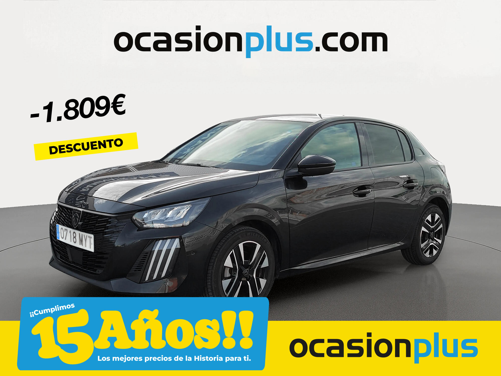 PEUGEOT 208 (Allure Hybrid eDCS6 75 kW (100 CV)) en Madrid